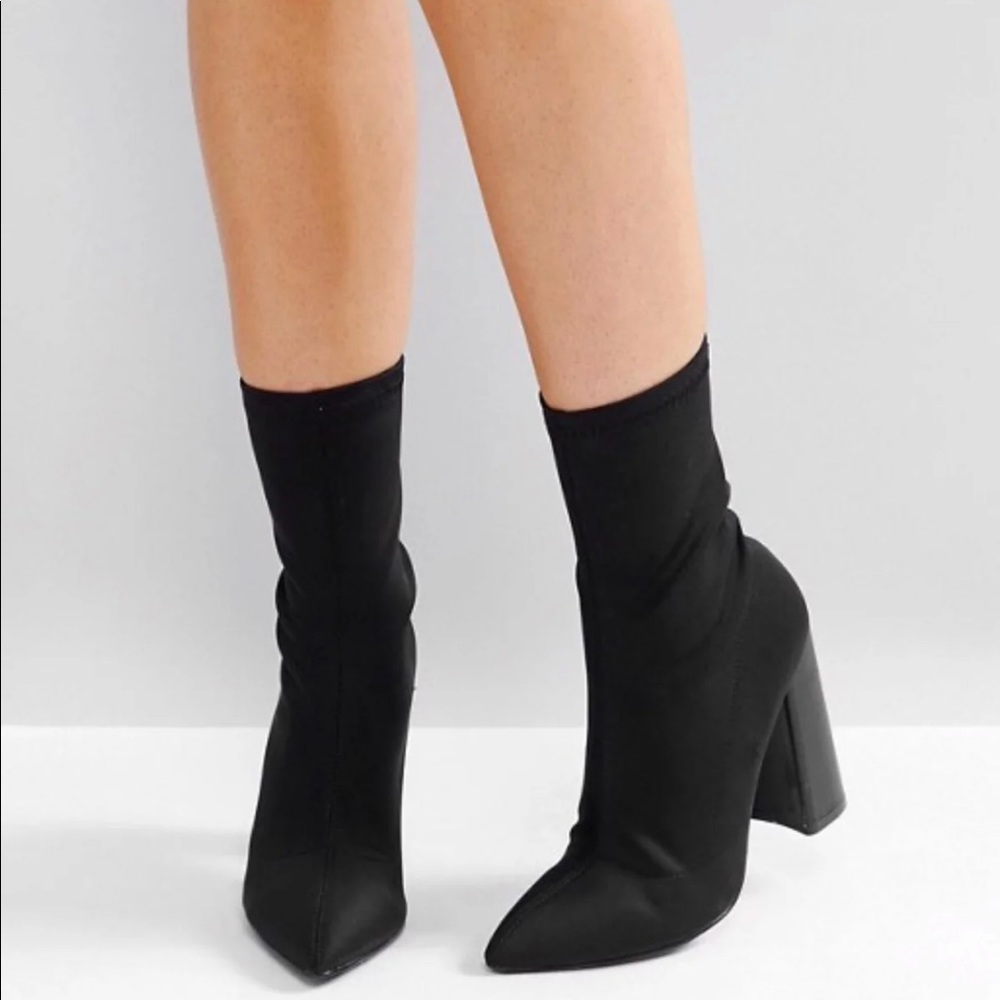 Public desire sock bootie boots